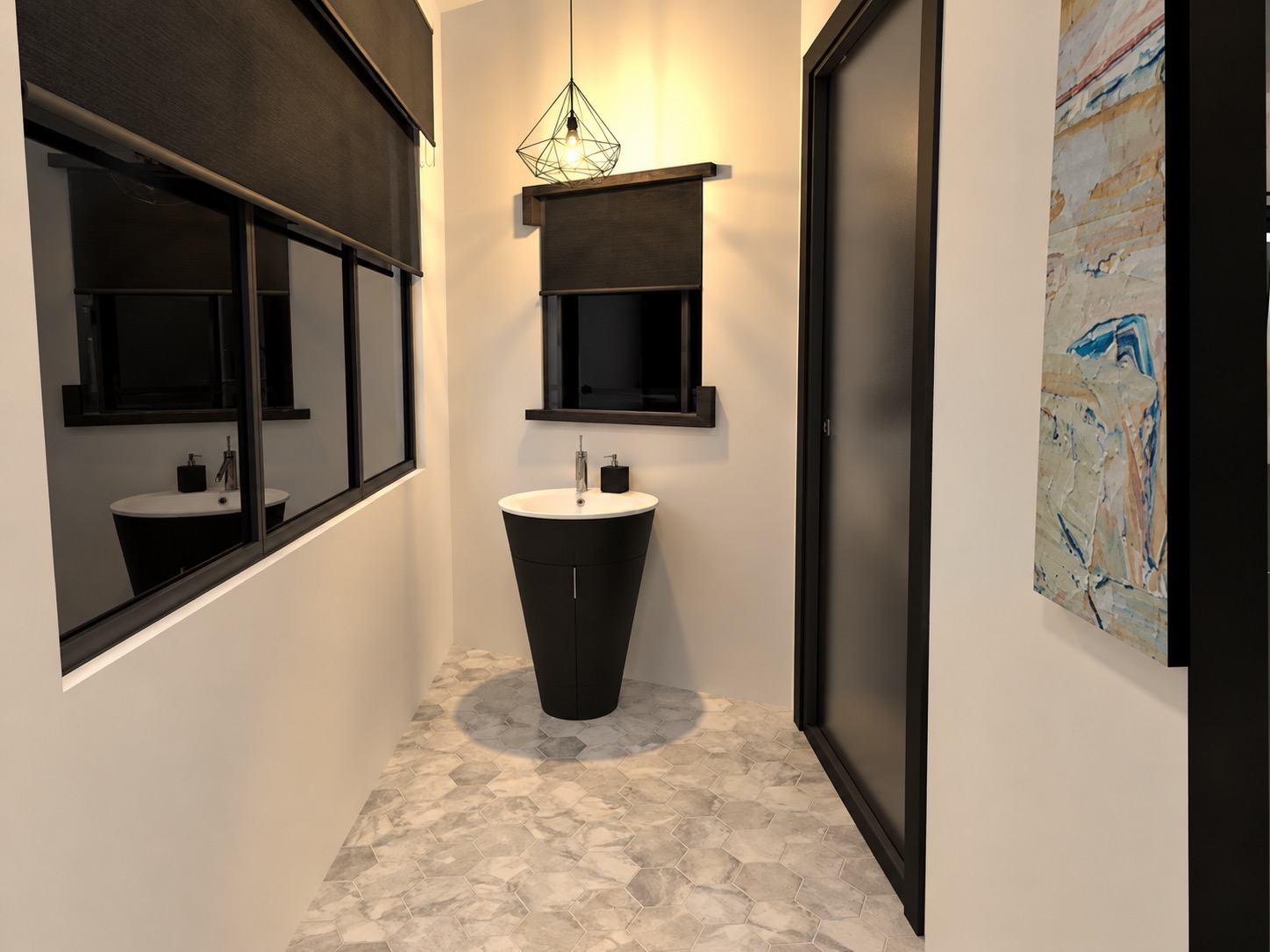 Riverview Estate Powder Room 2