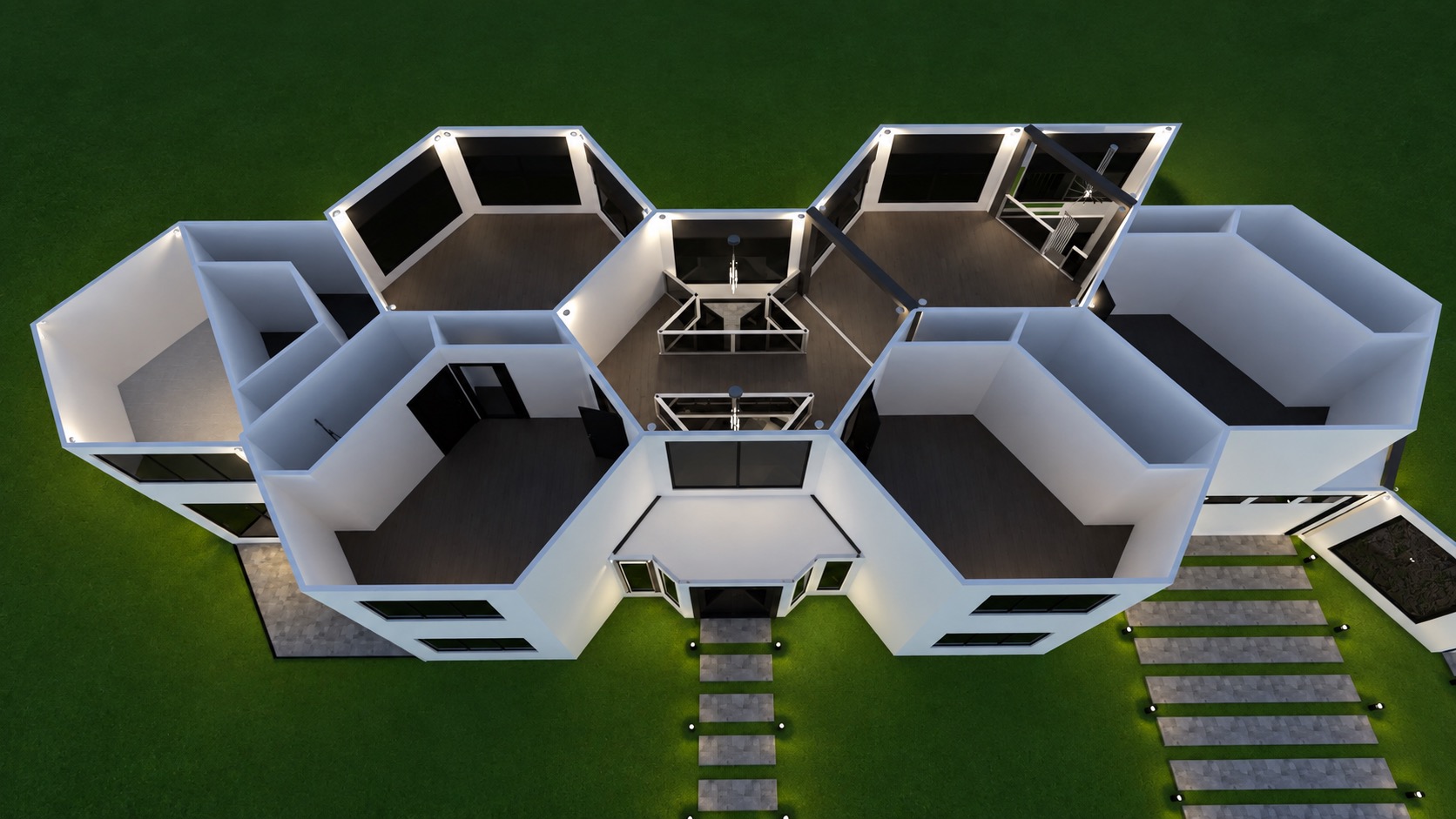 Riverview Estate Second Level Floor Plan