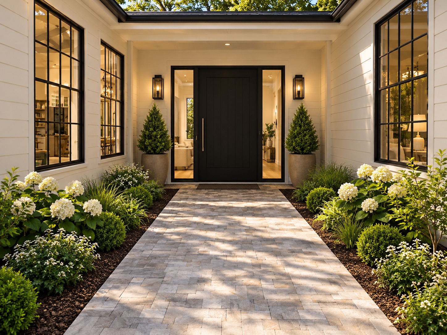 Suburban Farmhouse Front Door