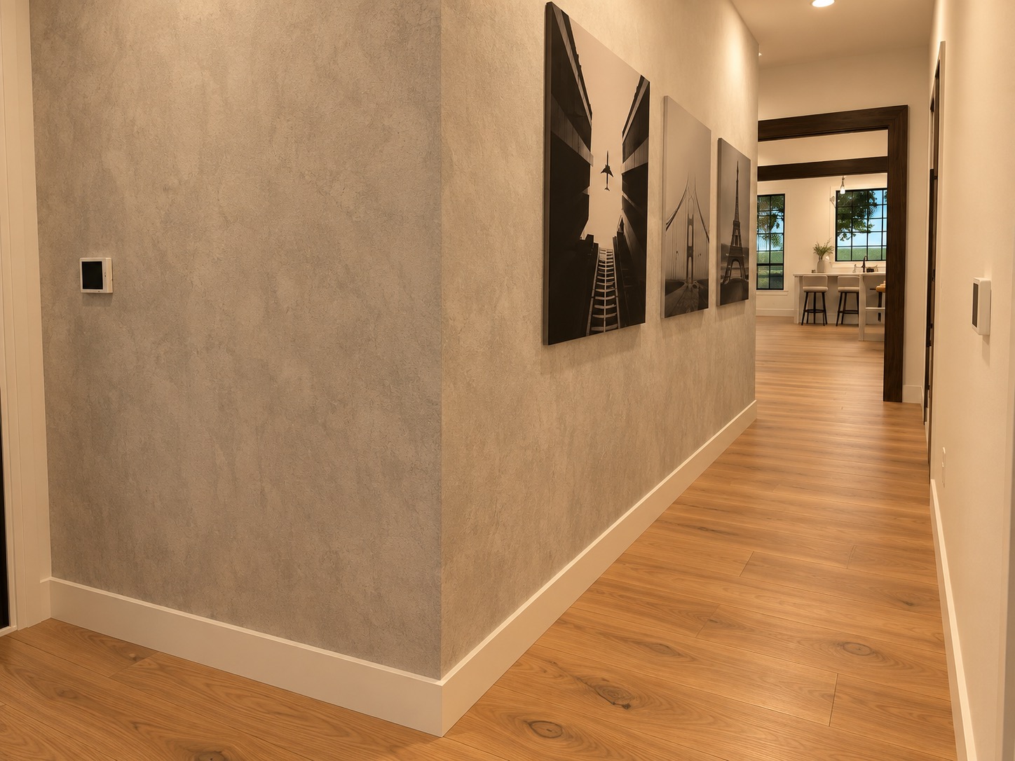 Suburban Farmhouse Hallway 2