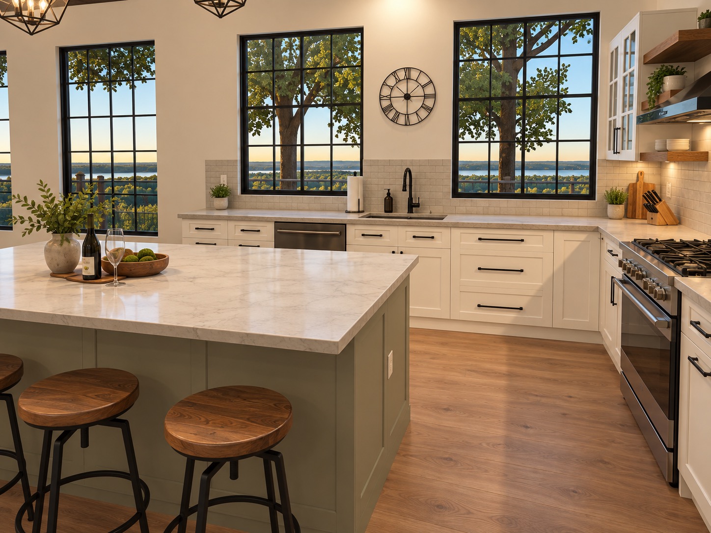 Suburban Farmhouse Kitchen 2