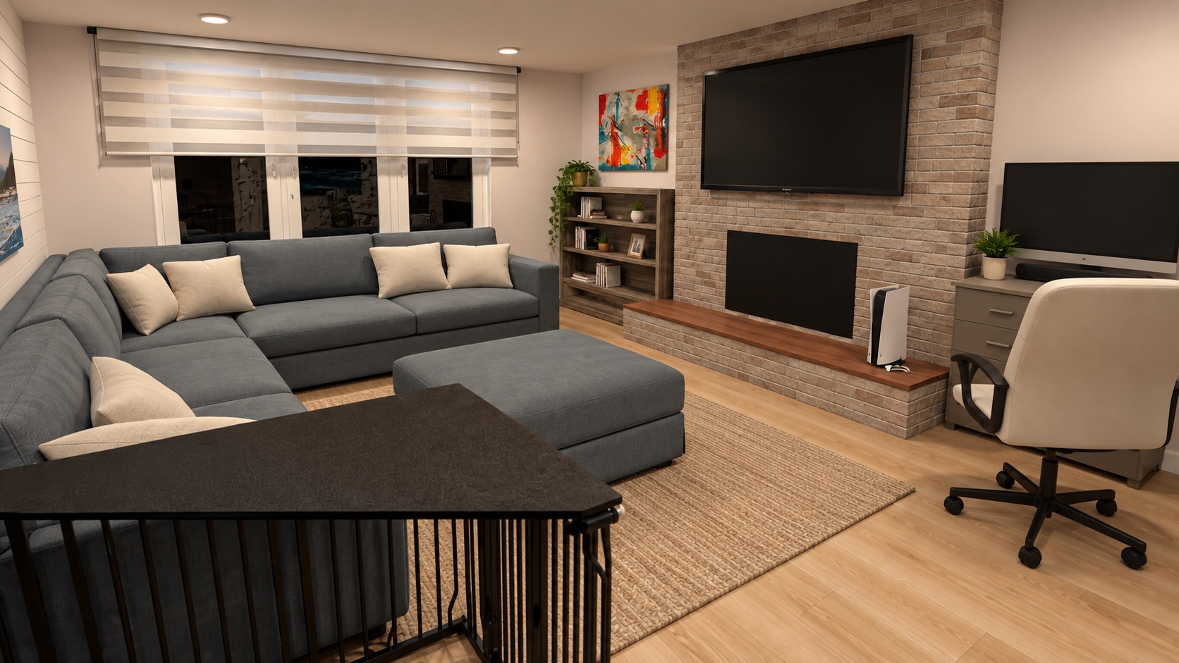 Eugene Residence Family Room 1