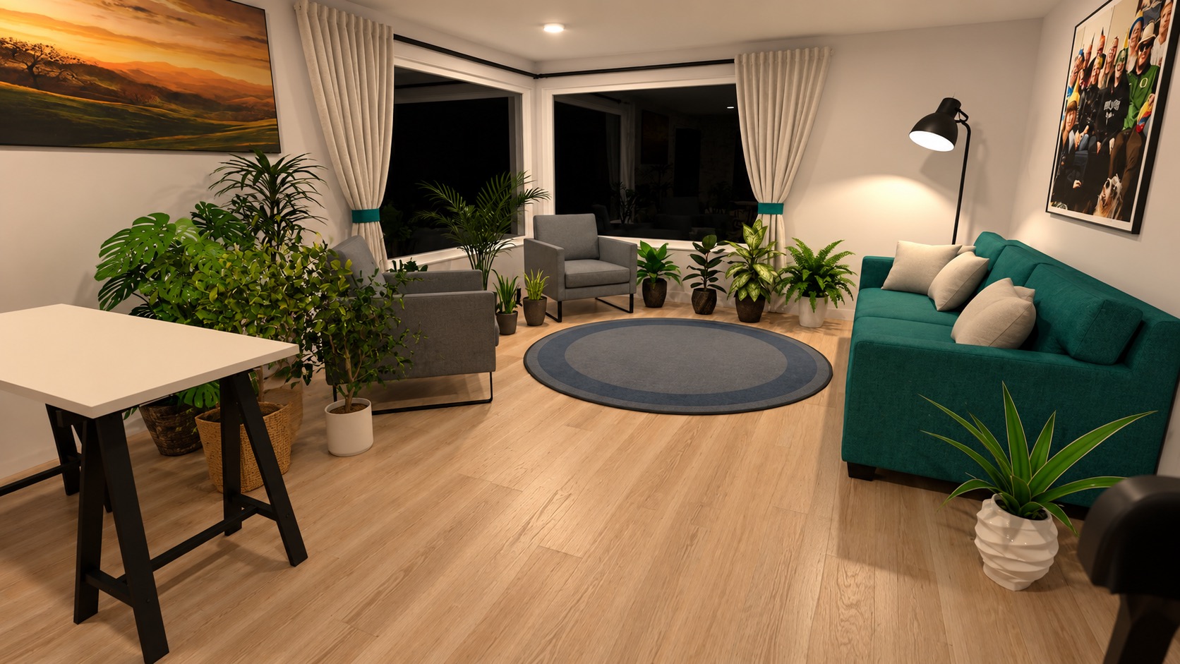 Eugene Residence Living Room 2