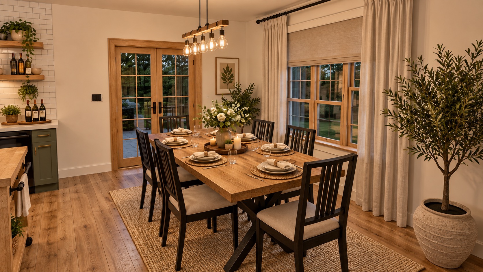 Los Angeles Cottage 2023 Dining Room 1