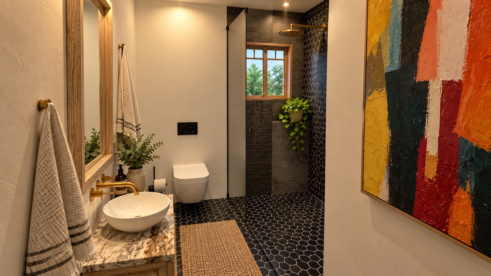 Los Angeles Cottage 2023 Guest Bathroom 1