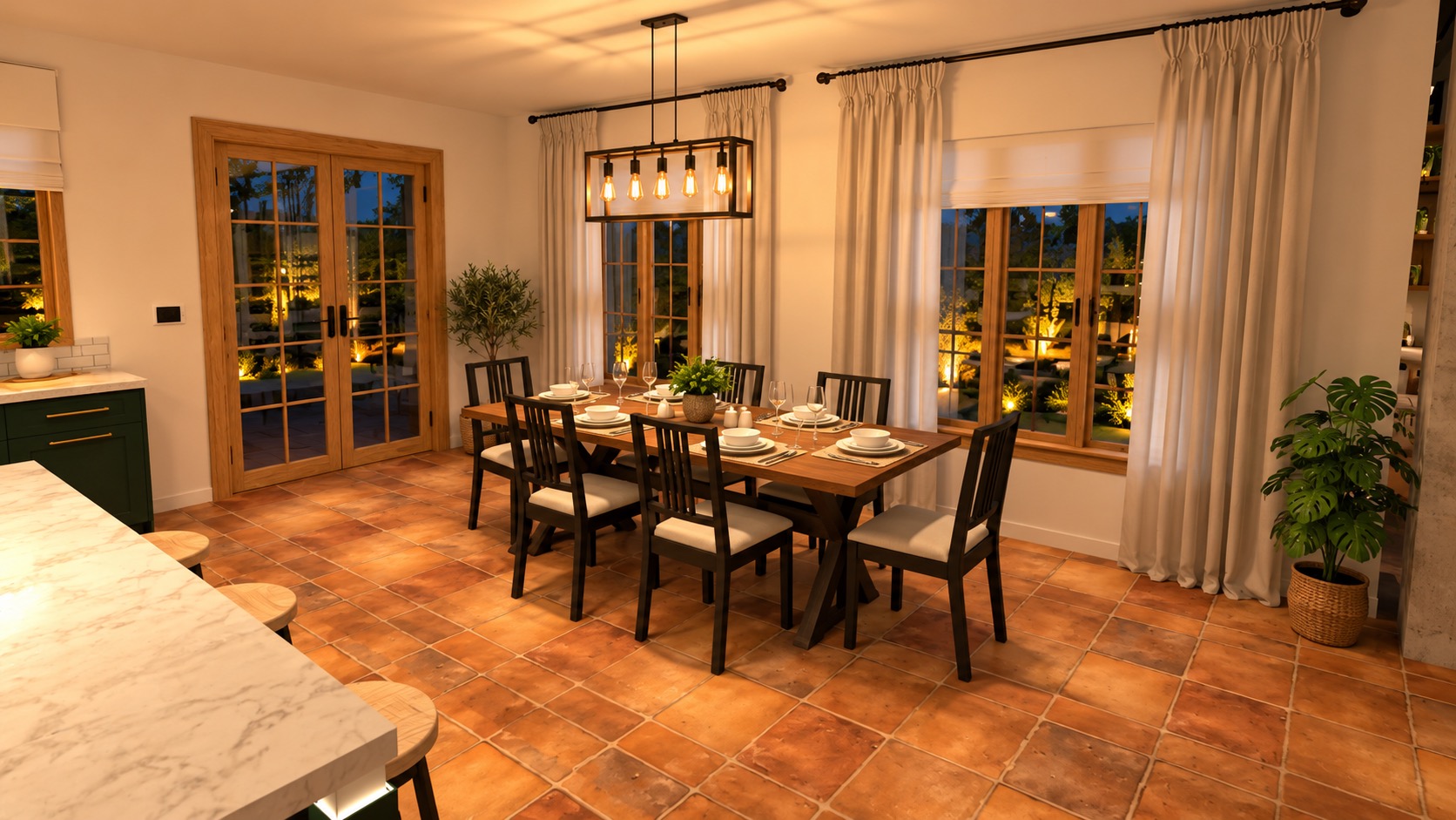 Los Angeles Cottage 2025 Dining Room