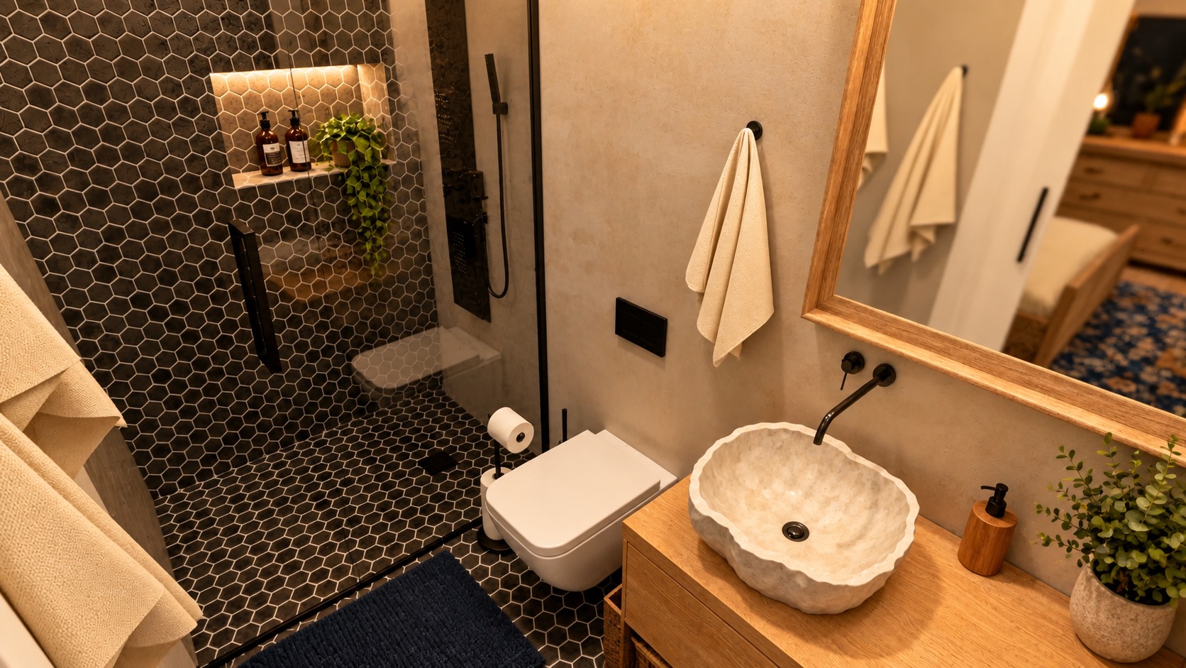 Los Angeles Cottage 2025 Guest Bathroom