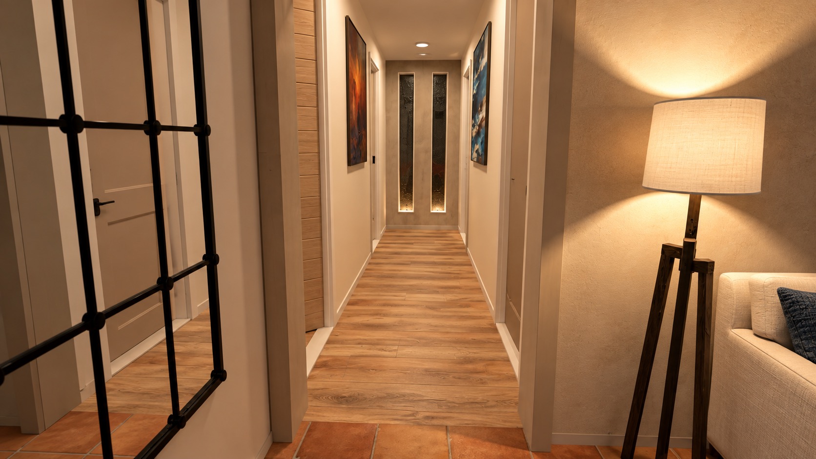Los Angeles Cottage 2025 Hallway 1