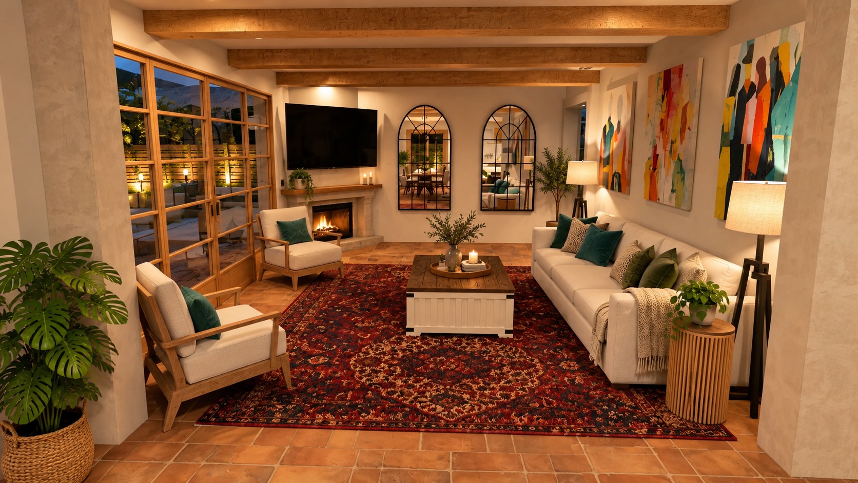 Los Angeles Cottage 2025 Living Room 1