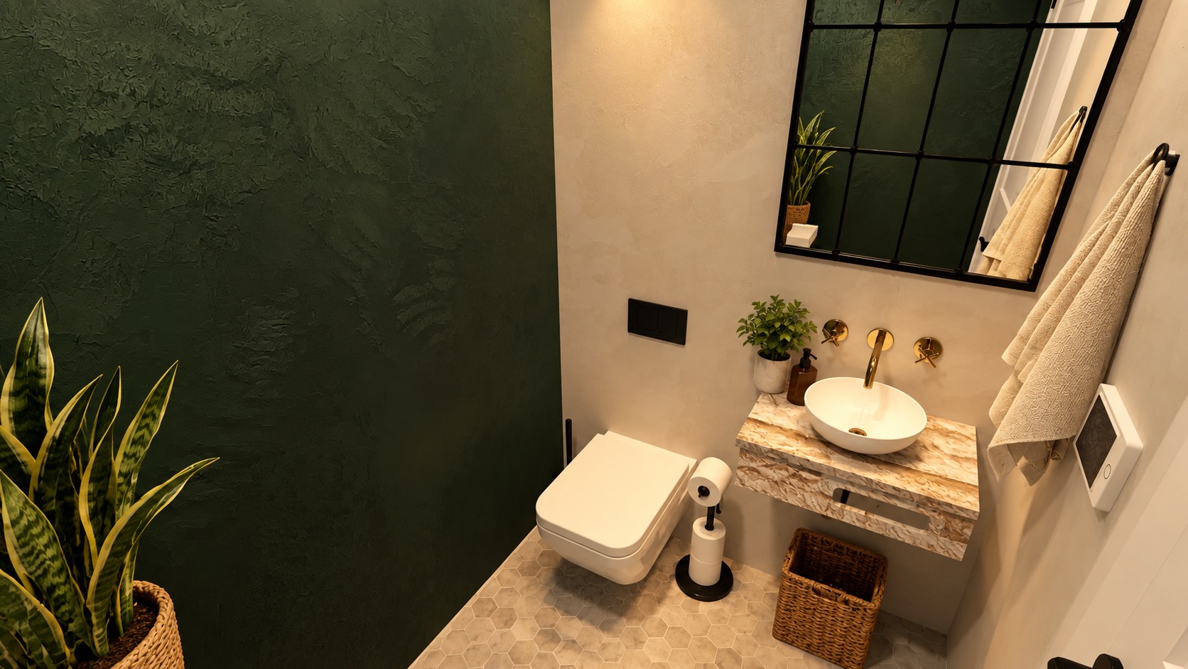 Los Angeles Cottage 2025 Powder Room