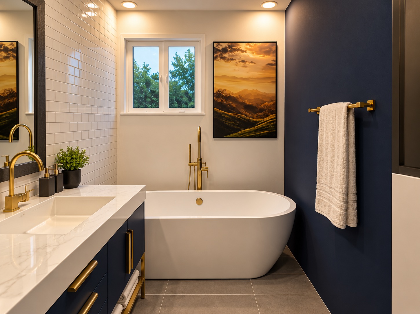 Los Angeles Cottage Bathroom 1 2019 Completed 2