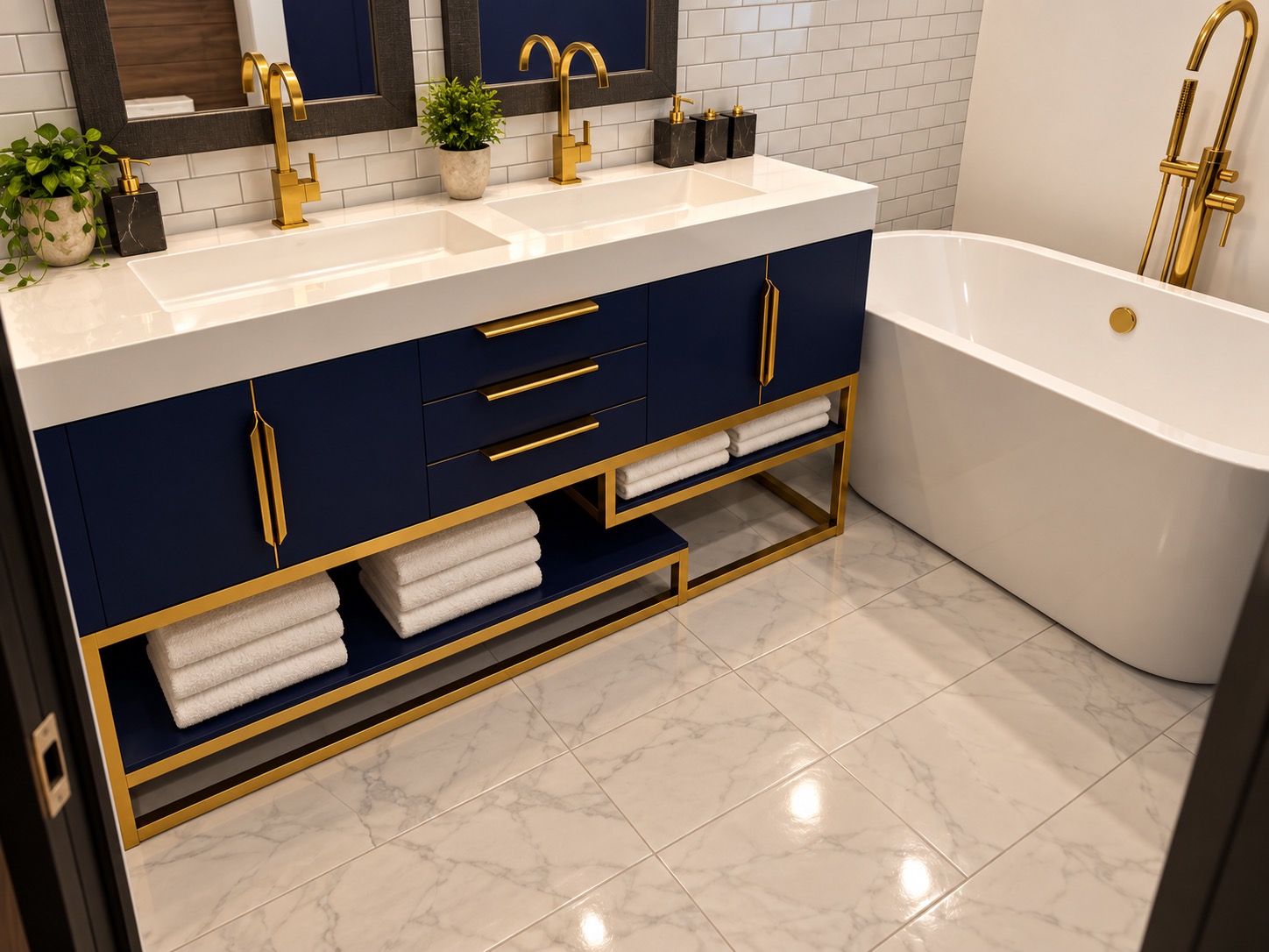 Los Angeles Cottage Bathroom 1 2019 Completed 4