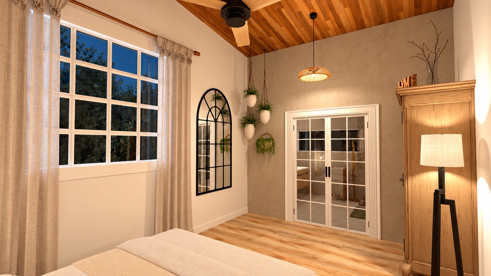 Cozy Cabin Primary Bedroom New 3