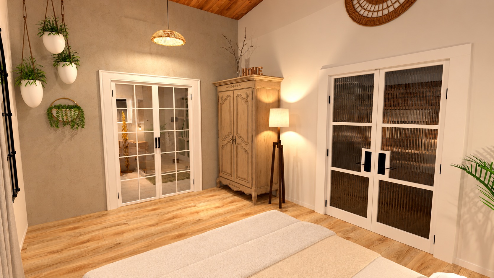 Cozy Cabin Primary Bedroom New 4