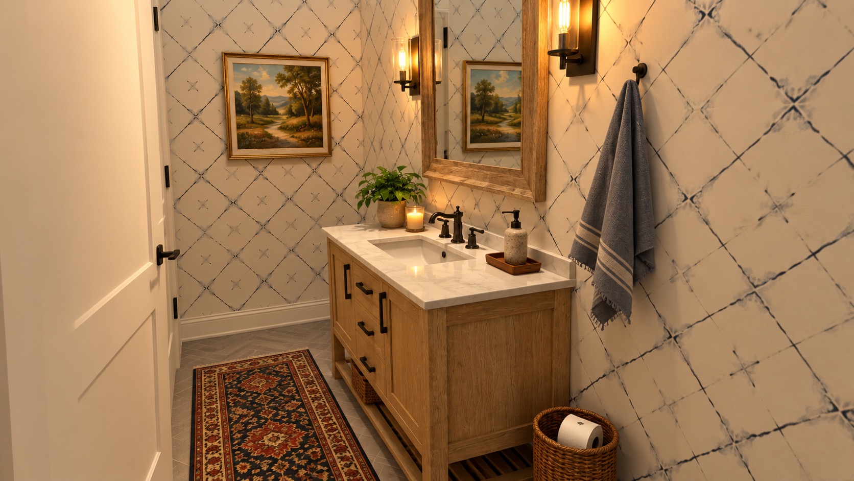 Heritage House Powder Room 2