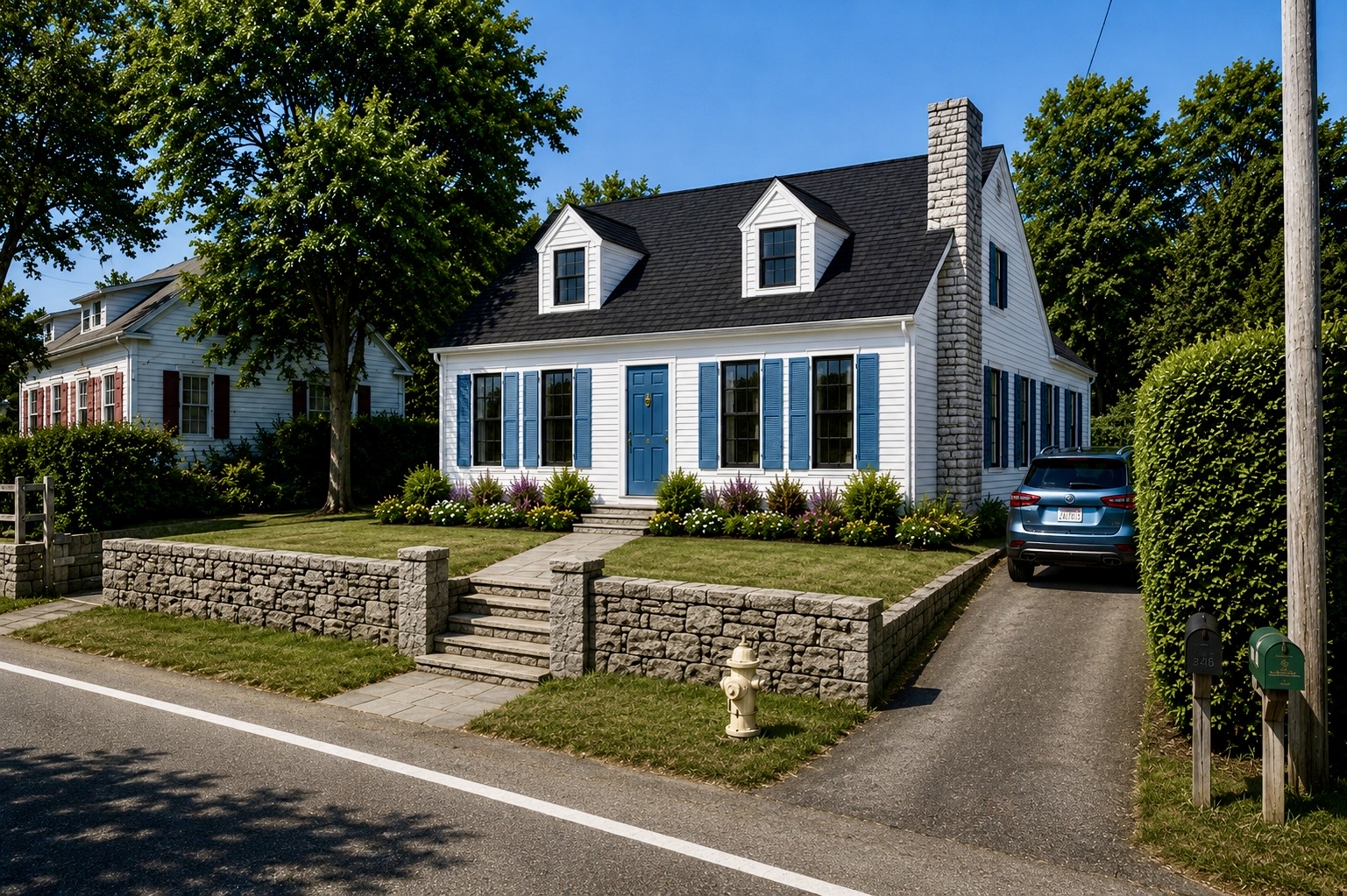Granite Cottage Exterior Driveway Opt 2