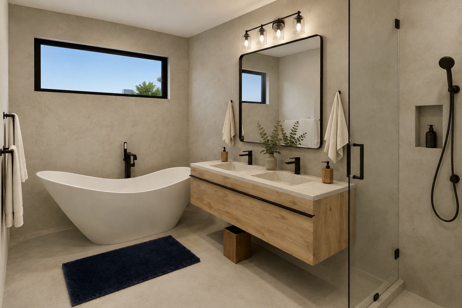 Granite Cottage Primary Bathroom 1