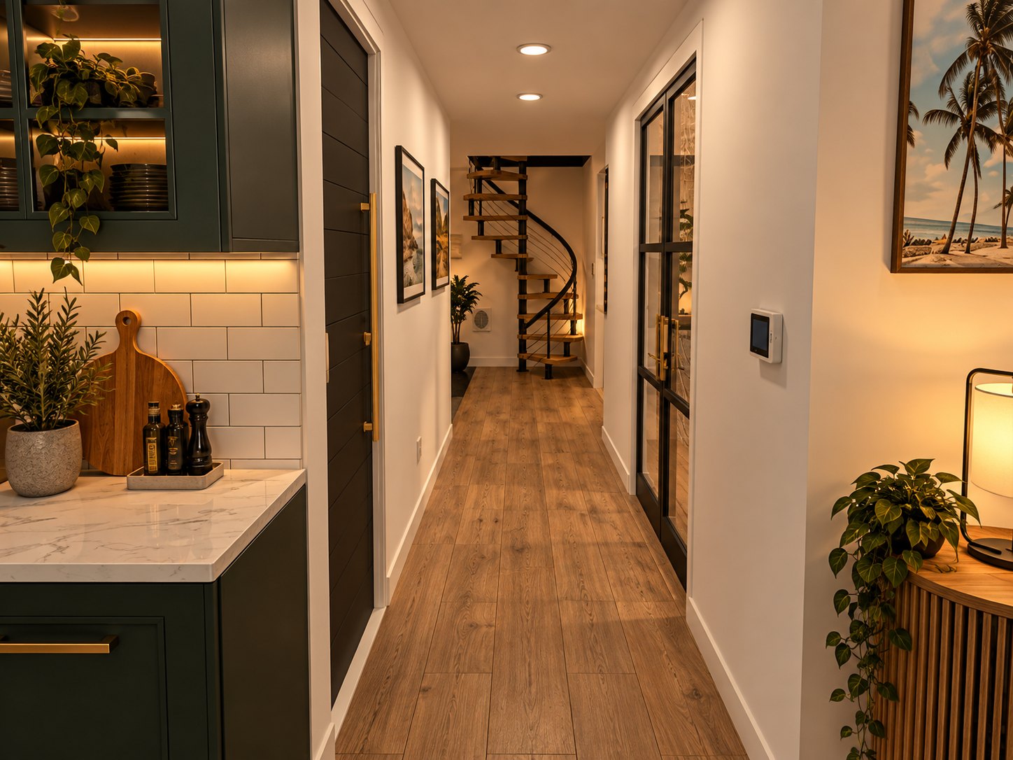 Goodpasture Residence 2024 Downstairs Hallway