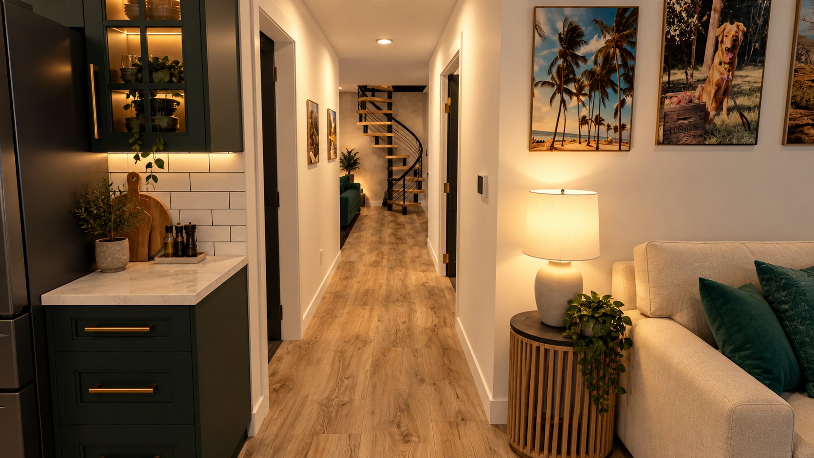 Goodpasture Residence 2025 Downstairs Hallway