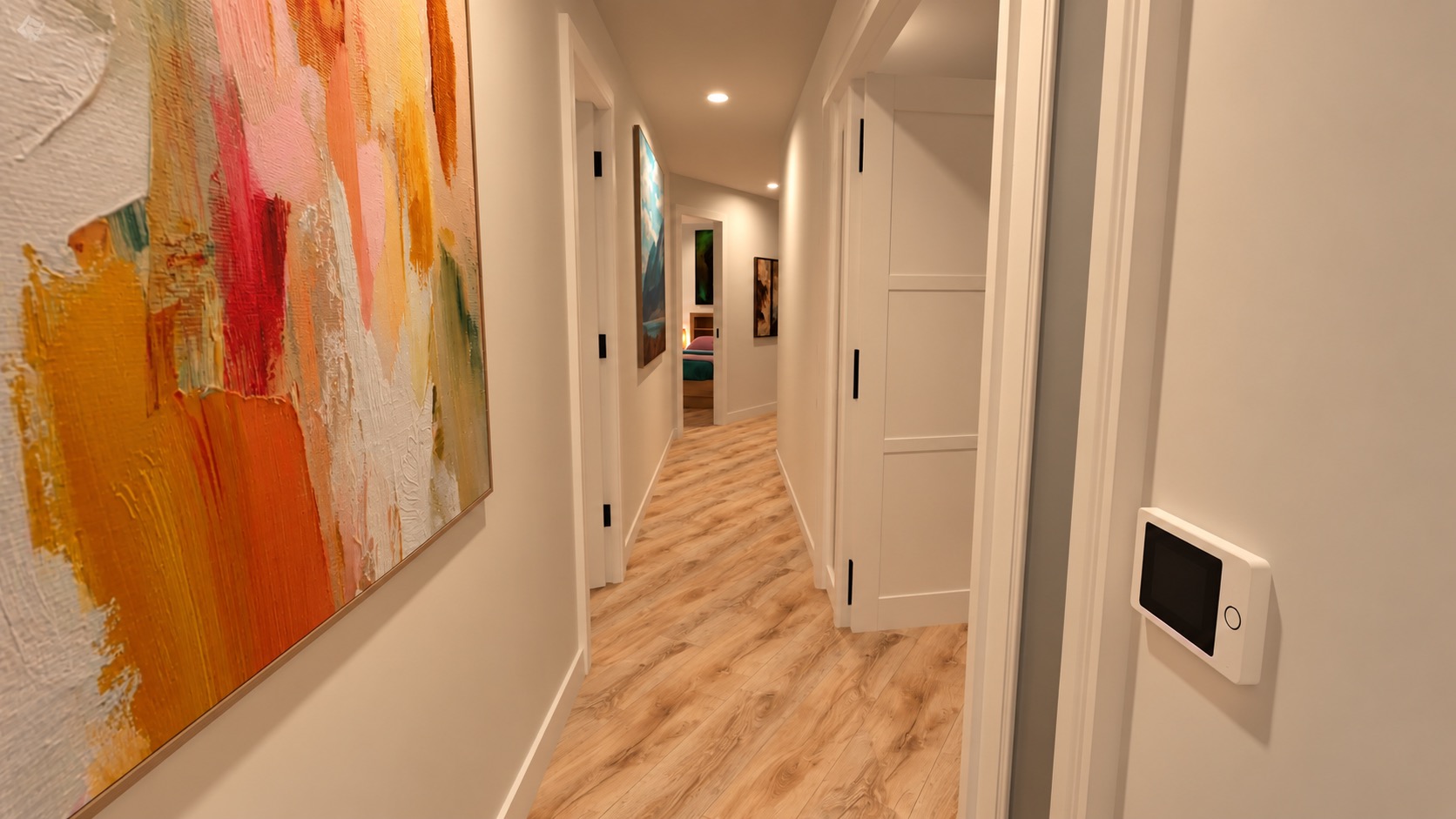 Lakeview Residence Downstairs Hallway 3