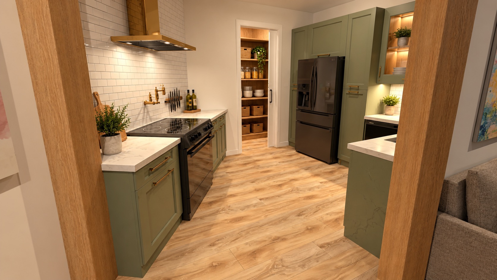 Lakeview Residence Downstairs Kitchen 1