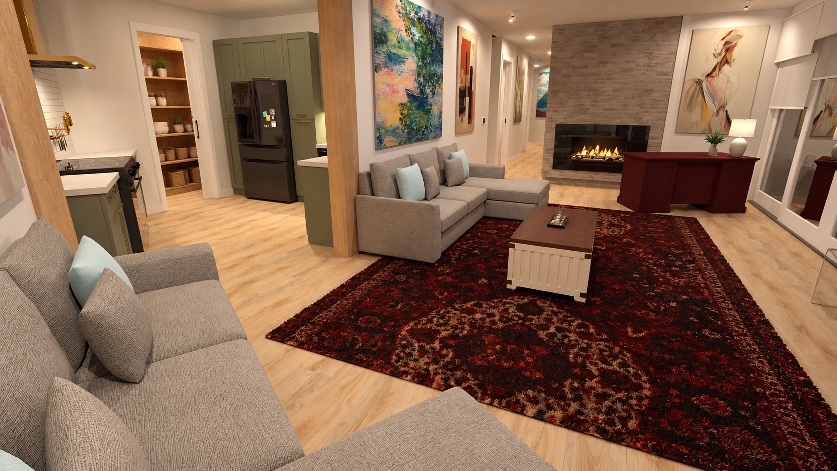 Lakeview Residence Downstairs Living Room 3
