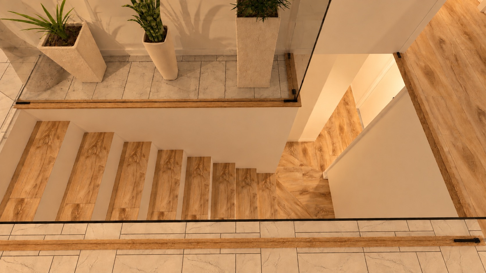 Lakeview Residence Main Staircase