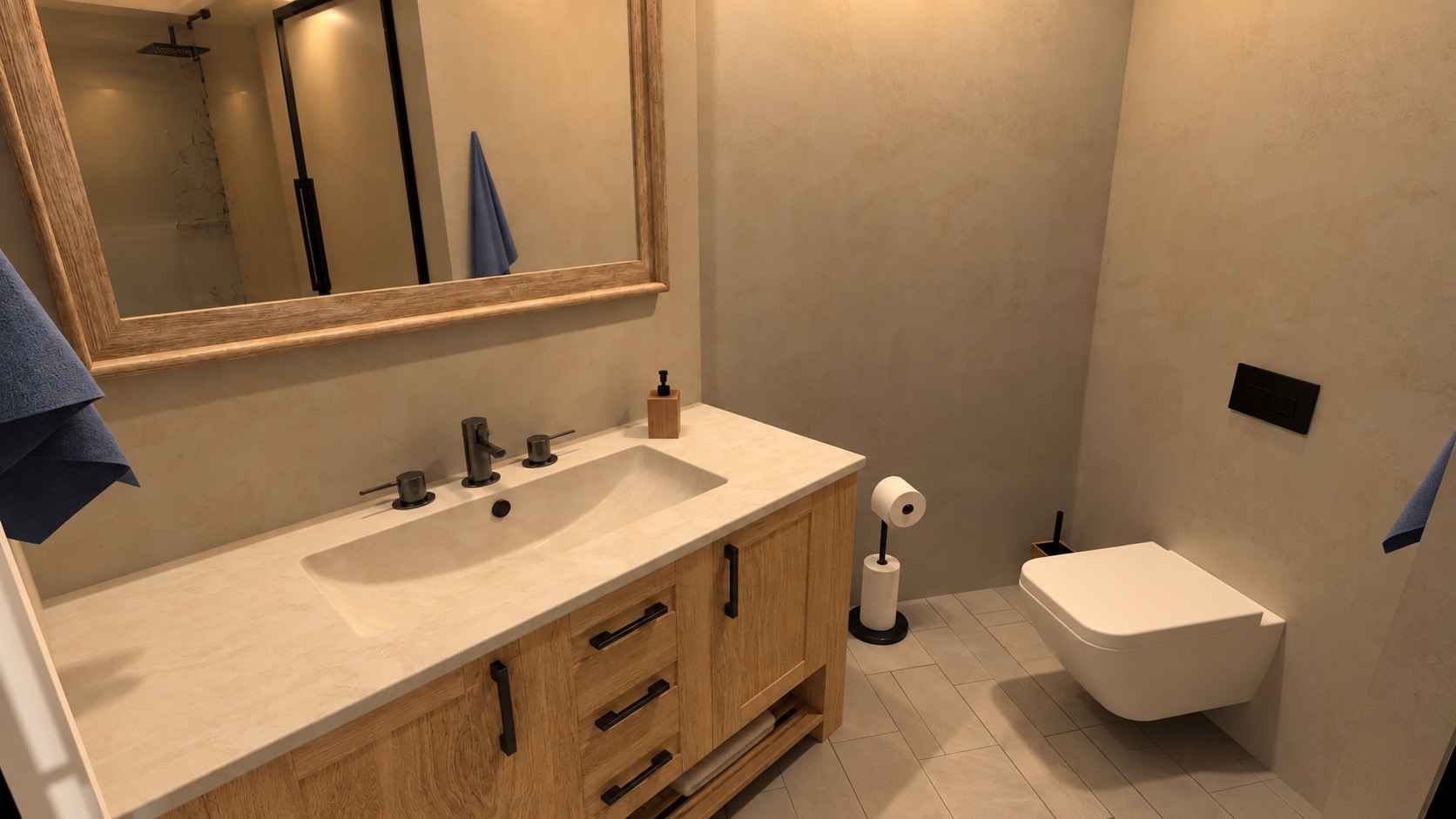 Lakeview Residence Office Bathroom 1