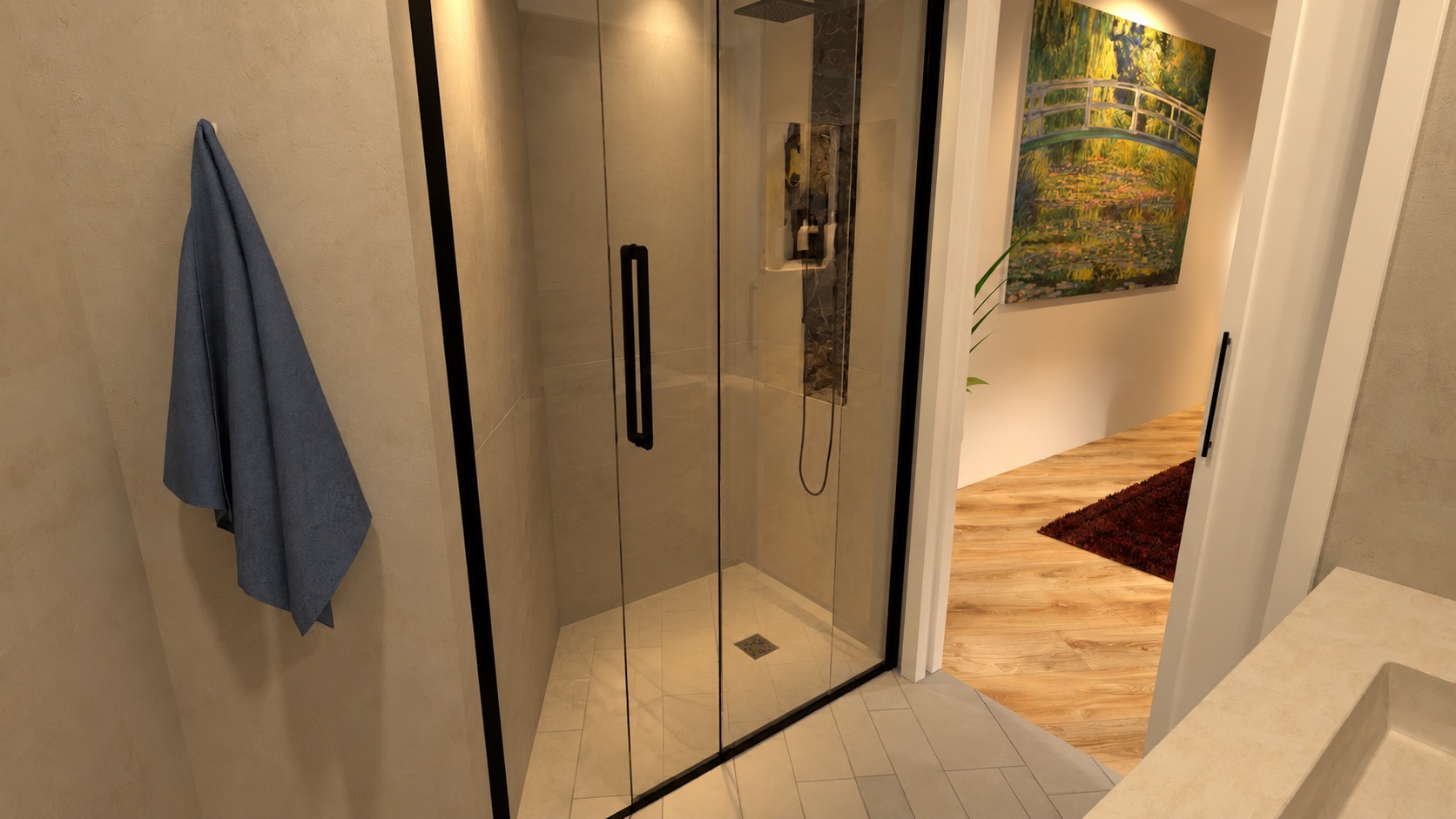 Lakeview Residence Office Bathroom 2