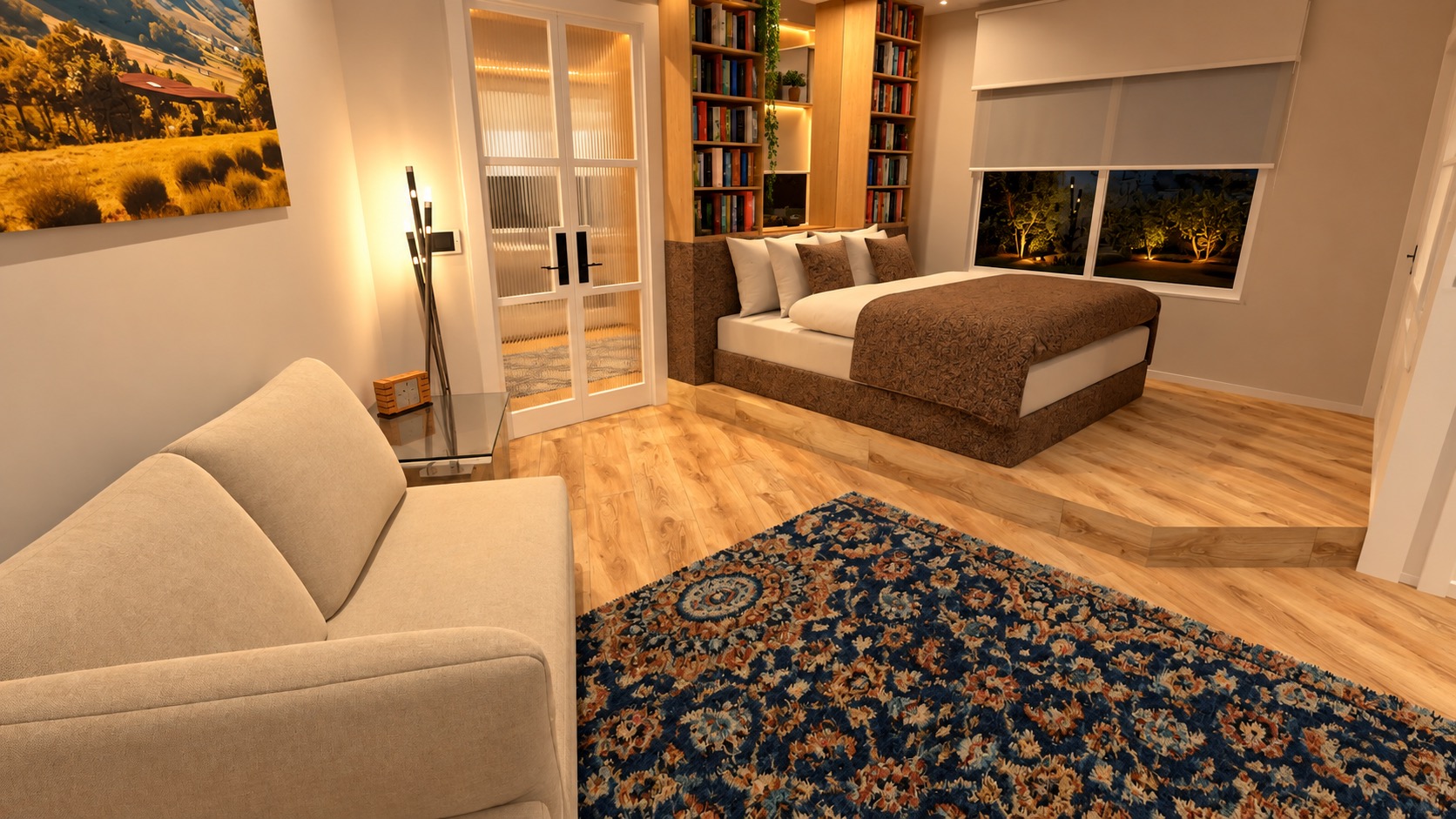 Lakeview Residence Primary Bedroom 1
