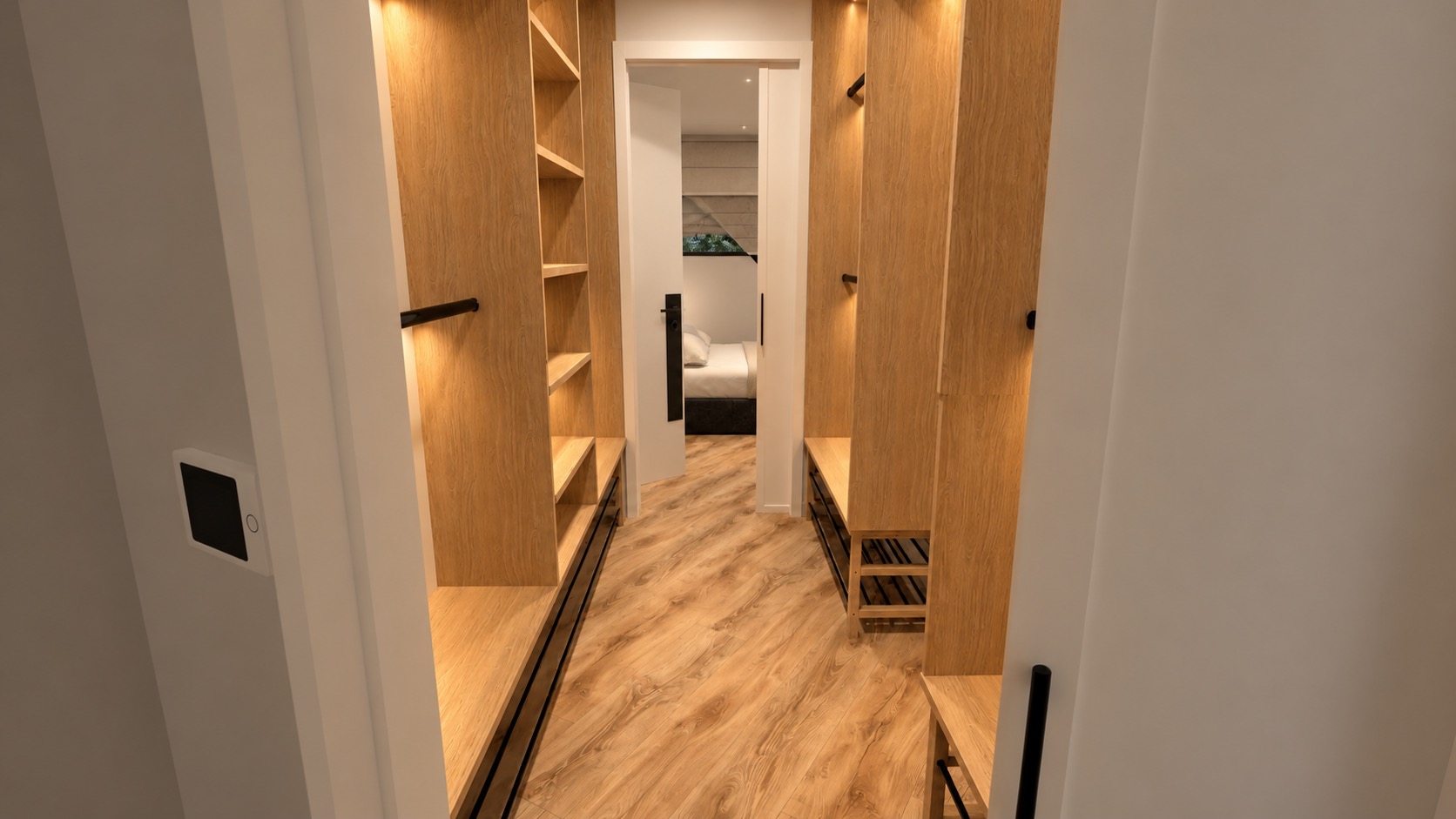 Lakeview Residence Shared Closet