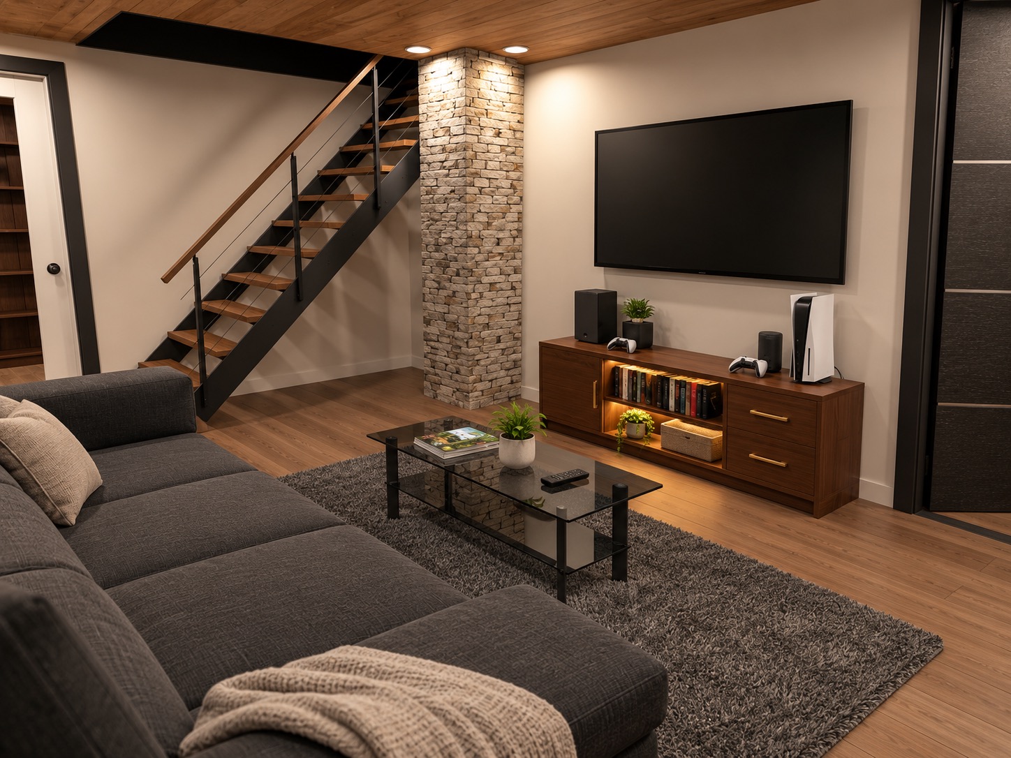 Modern Cabin Rec Room 2
