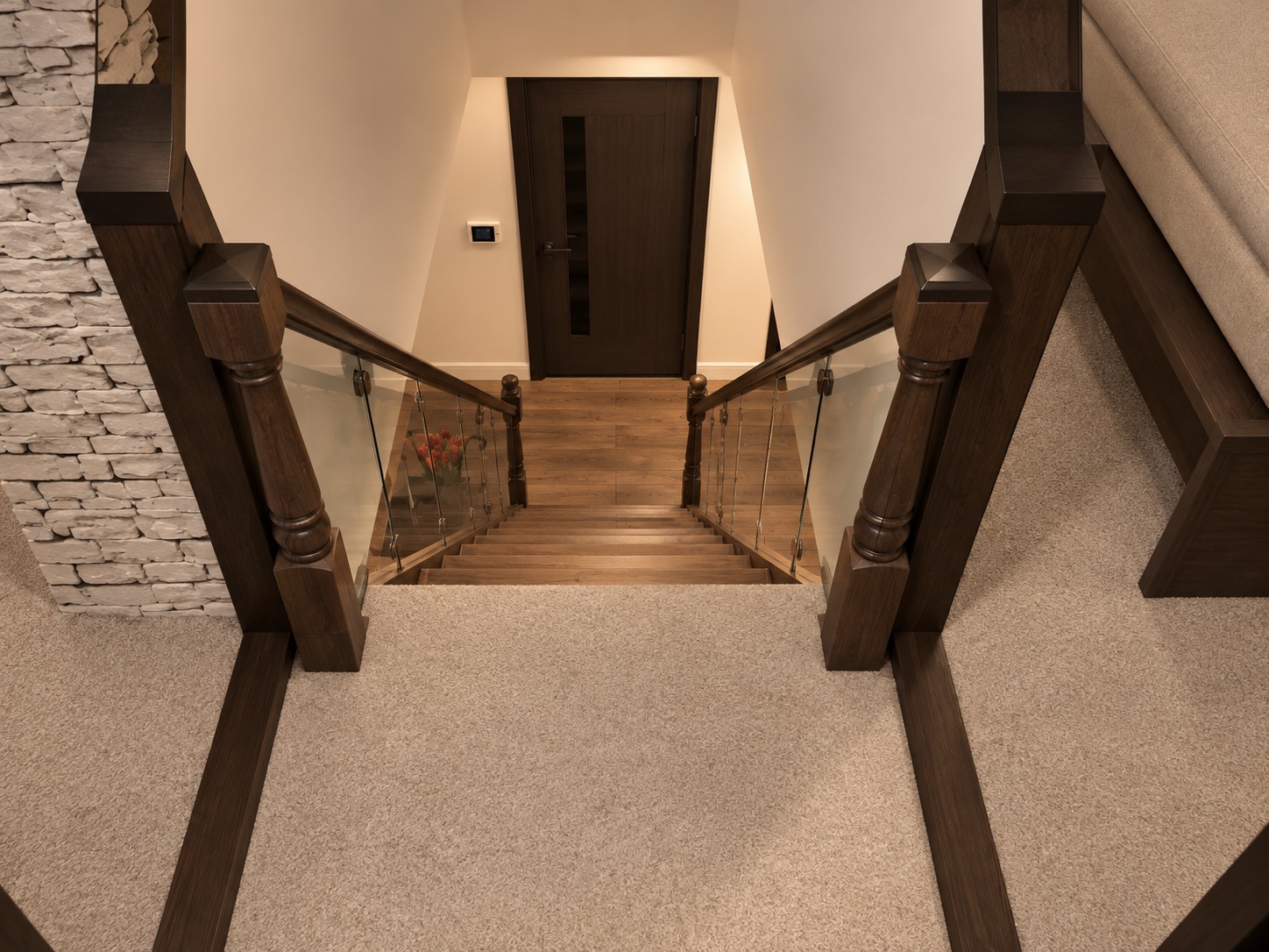 Modern Cabin Stairs 1